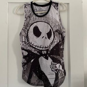 Nightmare before Christmas split muscle tank